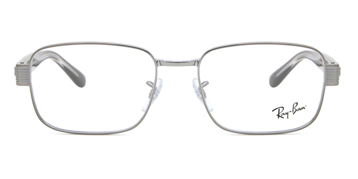 Ray-Ban RX6529 2502 Rectangle Gunmetal Eyeglasses | SmartBuyGlasses US