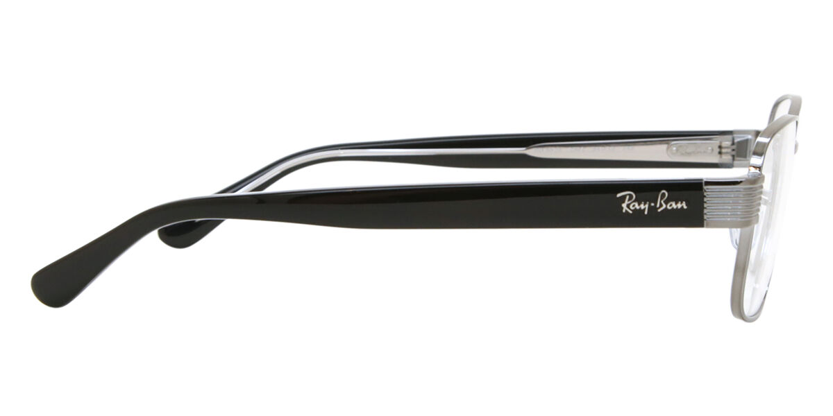 Ray-Ban RX6529 2502 Rectangle Gunmetal Eyeglasses | SmartBuyGlasses US