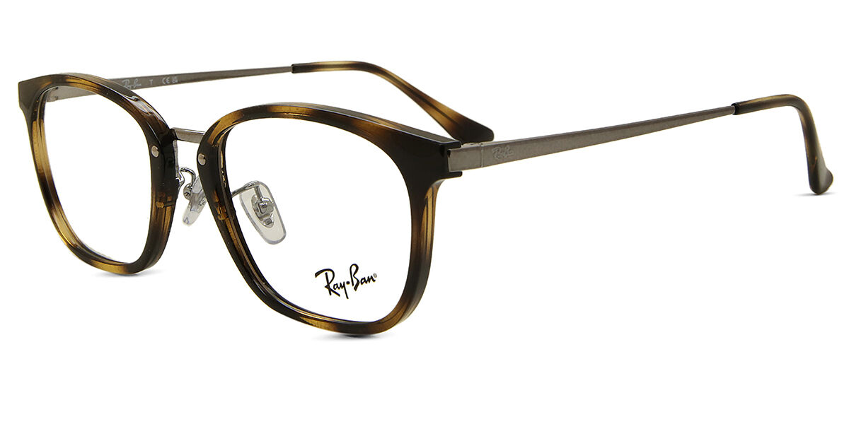 Ray-Ban RX7247D Asian Fit 2012 Square Dark Tortoise Eyeglasses