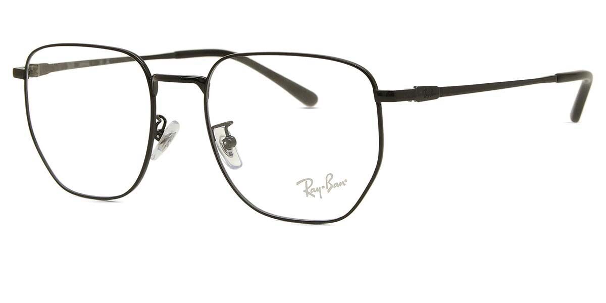 Ray-Ban RX8776D Asian Fit 1244 Geometric Black Eyeglasses