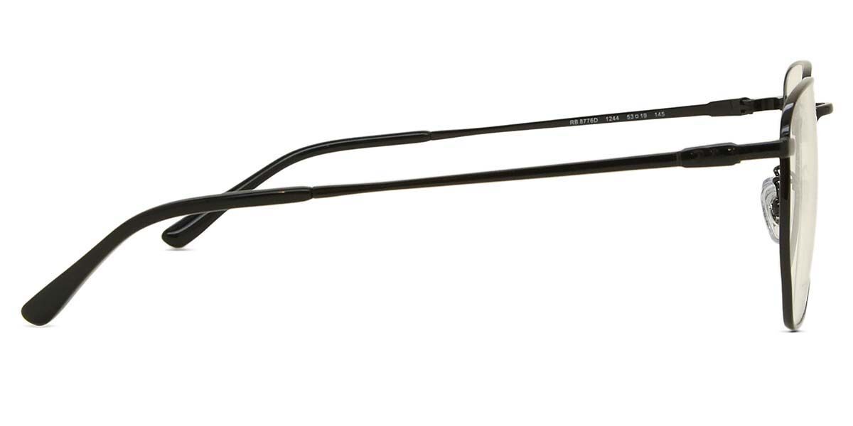 Ray-Ban RX8776D Asian Fit 1244 Geometric Black Eyeglasses