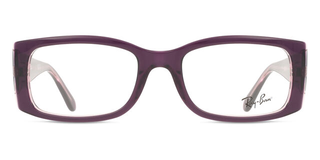 Ray-Ban RX5434 8364 Miriam Women\'s Rectangular Purple Eyeglasses - FRAME ONLY Ray-ban Miriam Rx 5434 Women Violet Rectangle Eyeglasses  main image 3