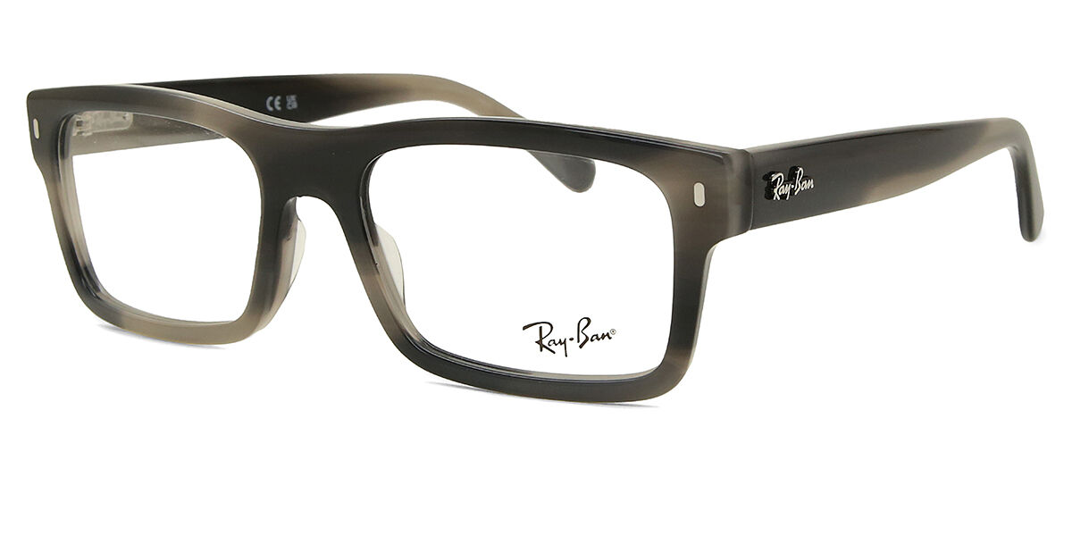 Ray-Ban RX5435 8404 Rectangle Tortoise Grey Eyeglasses