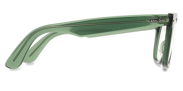 Ray-Ban RX4340V Wayfarer Ease 8418 Square Transparent Green  display picture 1