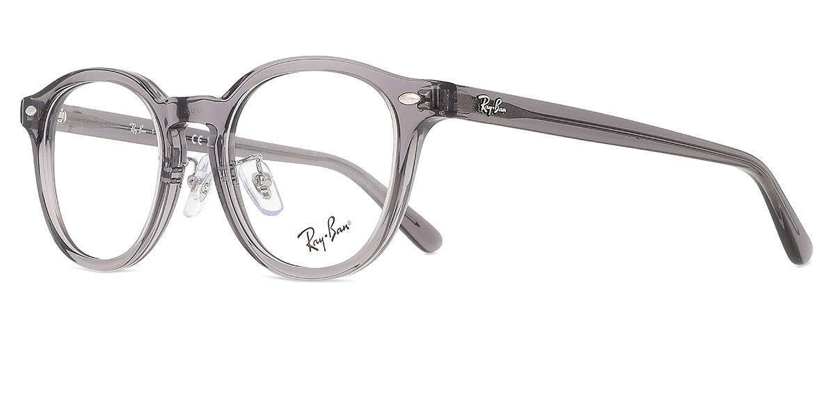 Ray-Ban RX5443D Asian Fit 8268 Oval Transparent Grey Eyeglasses