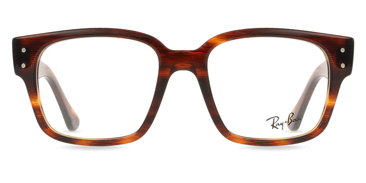 Ray-Ban RX7256 Laurene 8315 Square Striped Tortoise Eyeglasses