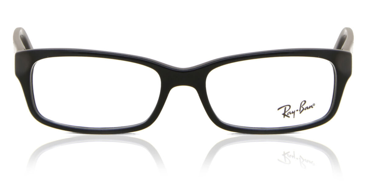 Ray-Ban RX5296D Asian Fit 2000 Rectangle Black Eyeglasses
