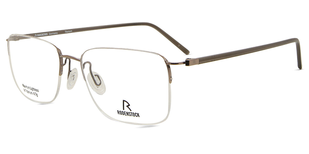 Rodenstock R7051 I Square Bronze Brown Eyeglasses | SmartBuyGlasses US