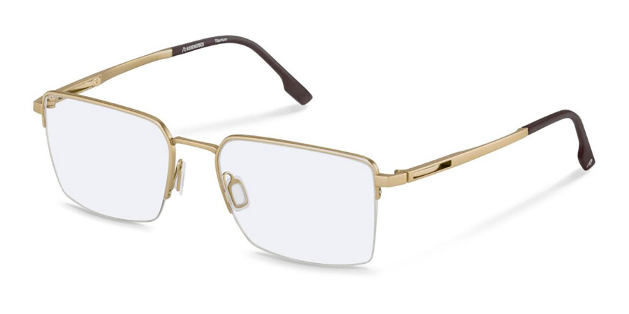 Rodenstock R7152 D000 Rectangle Gold Eyeglasses | SmartBuyGlasses US