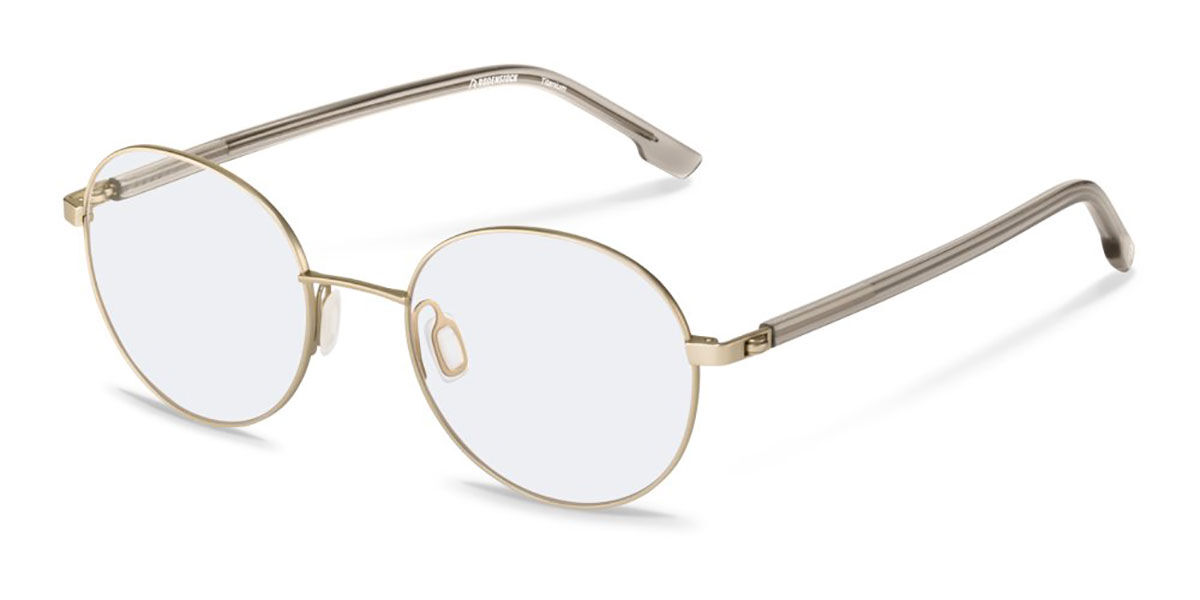 Rodenstock R4792 A Round Gold Eyeglasses | SmartBuyGlasses US