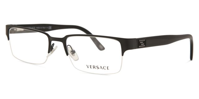 Versace VE1184 1261 Rectangle Matte Black Eyeglasses  display picture 1