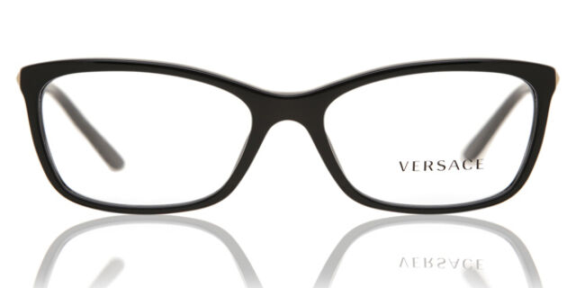 Versace VE3186 GB1 Rectangle Black Eyeglasses  display picture 2