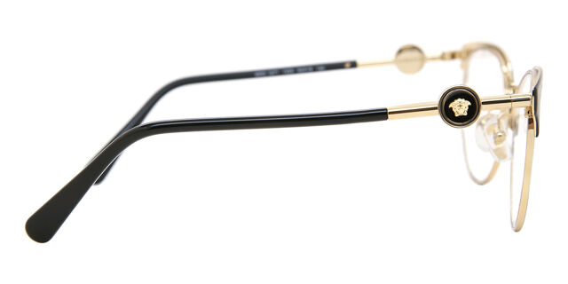 Versace VE1271 1433 Cat Eye Black Gold Eyeglasses  display picture 1
