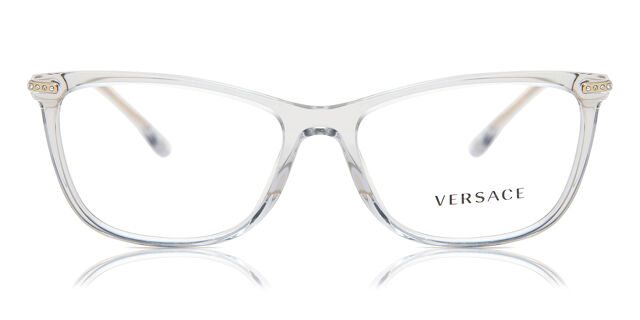 Versace VE3274B Asian Fit 5305 Rectangle Transparent Grey  display picture 1