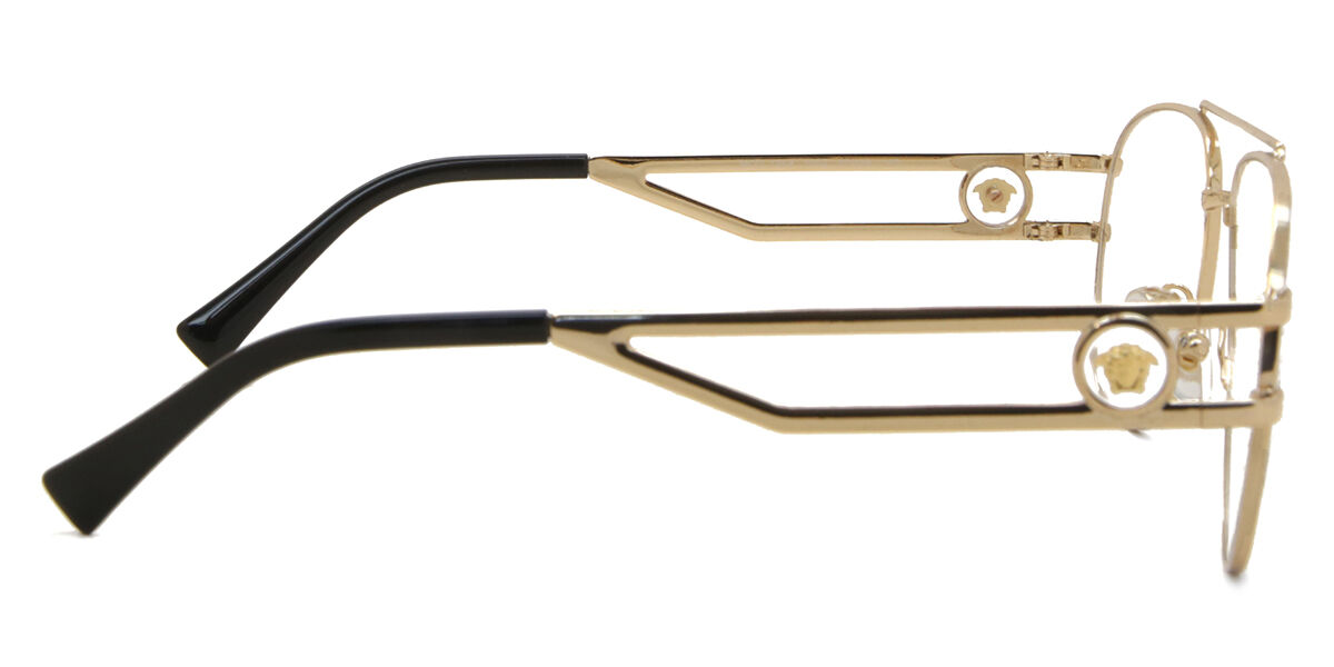Versace VE1269 1002 Pilot Gold Eyeglasses | SmartBuyGlasses US