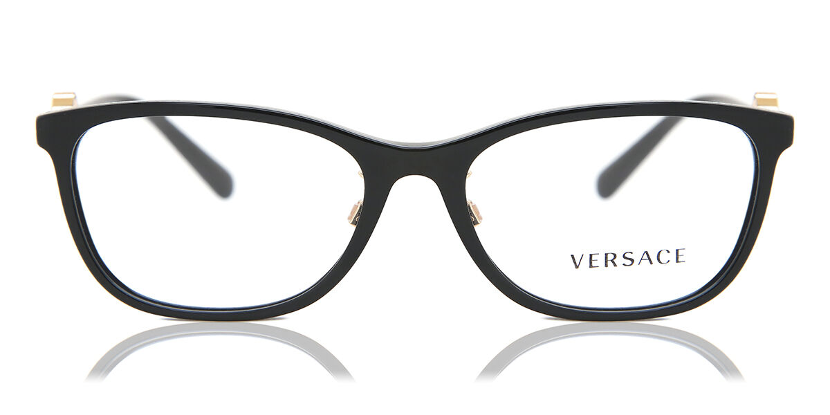 Versace VE3297D Asian Fit GB1 Square Black Eyeglasses
