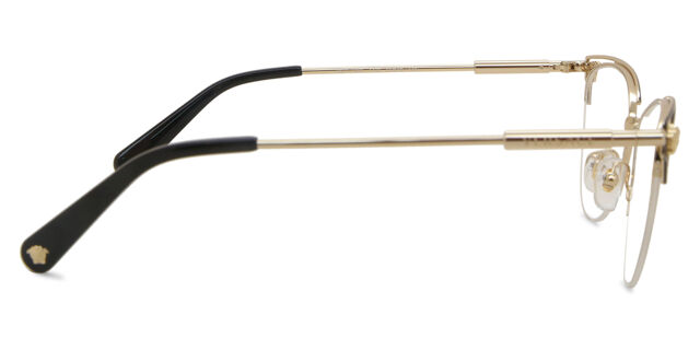 Versace VE1280 1433 Cat Eye Gold Black Eyeglasses  display picture 1