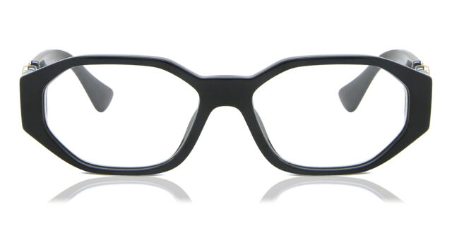 Versace Women Black Geometric Eyeglasses VE3320U GB1 BRAND NEW Versace VE3320U Eyeglasses | FramesDirect.com main image 3