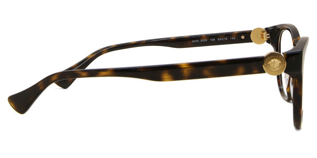 Versace VE3330 108 Oval Dark Tortoise Eyeglasses  display picture 1