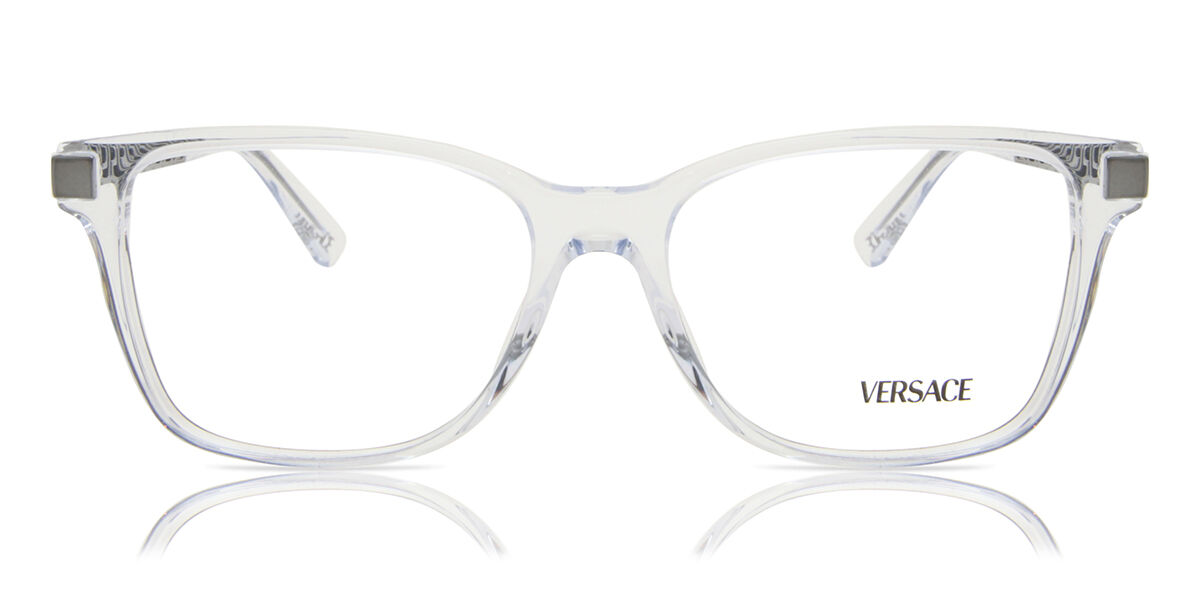 Versace VE3340U 148 Square Clear Eyeglasses | SmartBuyGlasses US