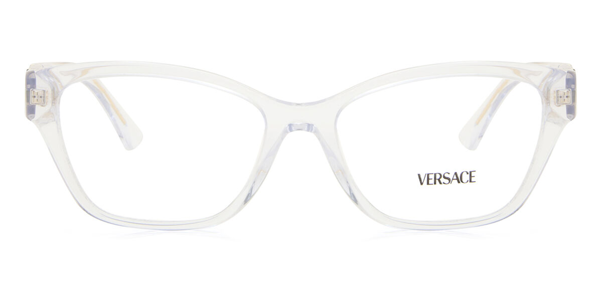 Versace VE3344 GB1 Cat Eye Black Eyeglasses | SmartBuyGlasses US