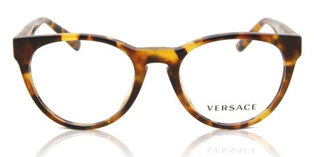 Versace Brown Tortoiseshell Round Women\'s Glasses Versace VE 3345 (5429) O3345 VE33455429 Eyeglasses Woman  main image 4