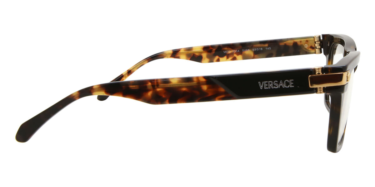 Versace VE3354 5466 Square Top Black/Tortoise Eyeglasses