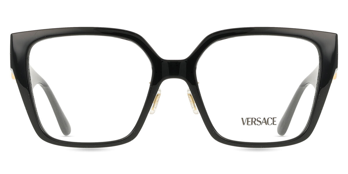 Versace VE3371D Asian Fit GB1 Square Black Eyeglasses