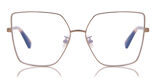 Max Mara MM5073-H-B 068 Blue-Light Block Cat Eye Red Rose 