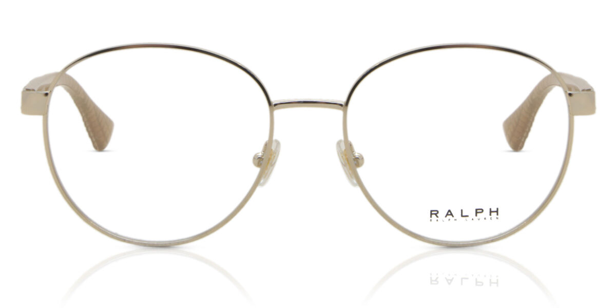 Ralph by Ralph Lauren RA6050 9116 Oval Shiny Pale Gold Eyeglasses