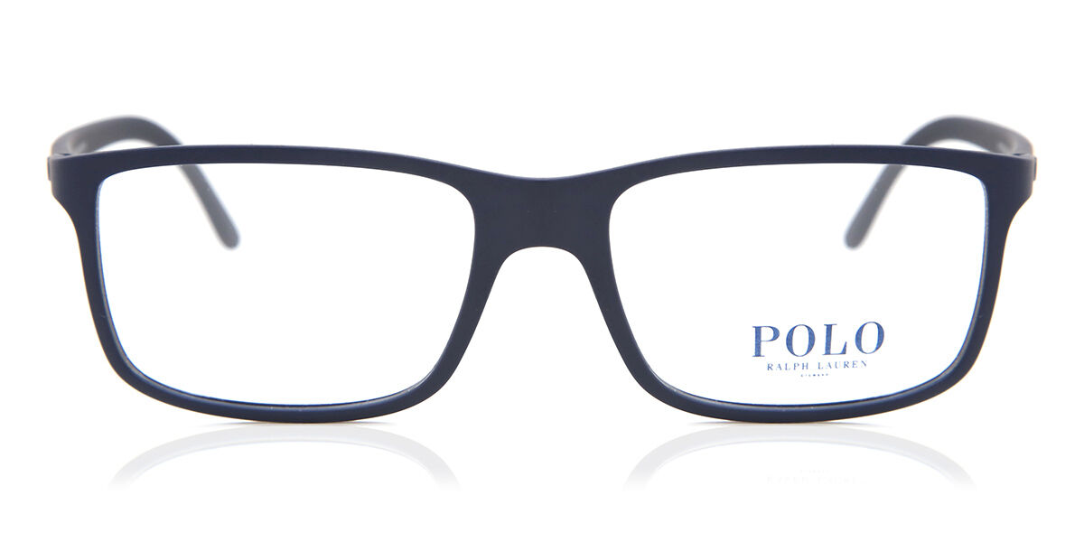 美品　POLO RALPH LAUREN Polo Ralph Lauren PH2126 5506 Rectangle Matte Blue Eyeglasses