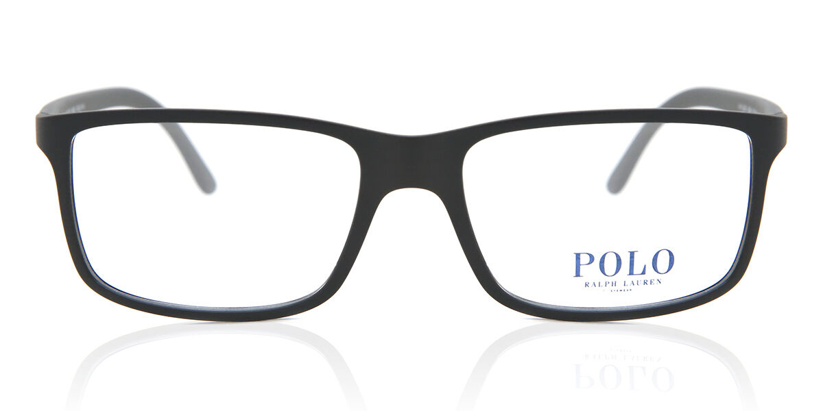 Polo Ralph Lauren PH2126 5534 Rectangle Matte Black Eyeglasses