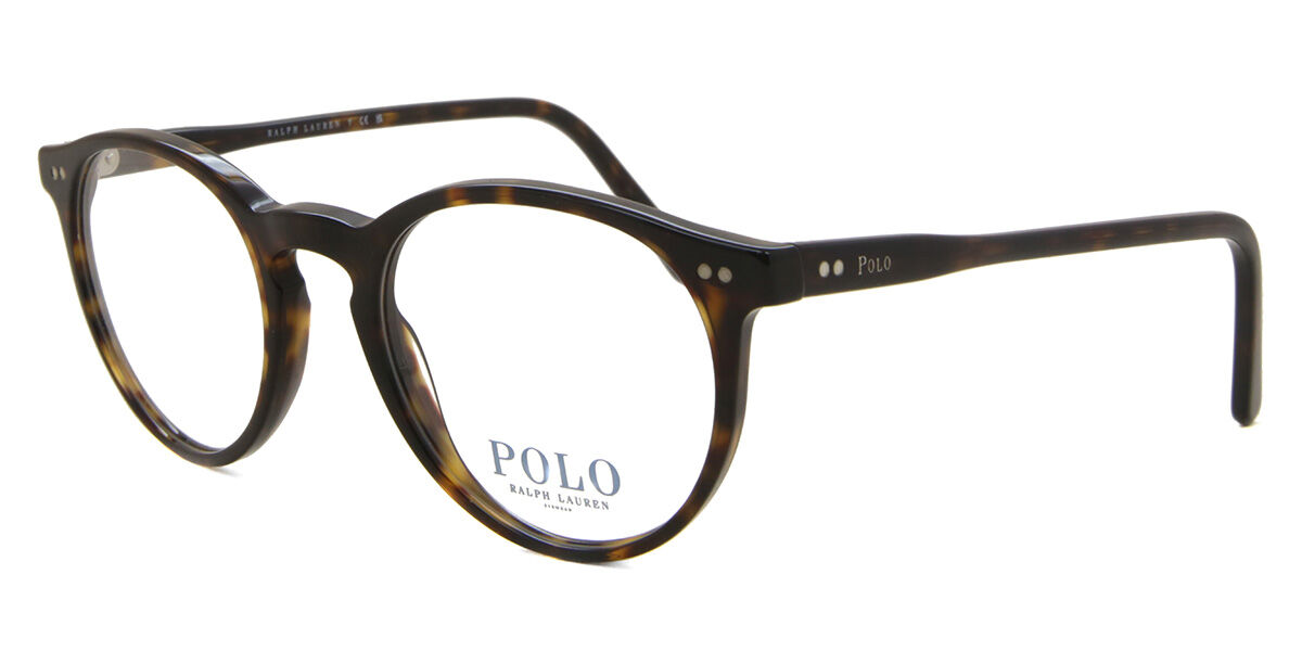 美品　POLO RALPH LAUREN Polo Ralph Lauren PH2083 5003 Oval Shiny Dark Havana Eyeglasses