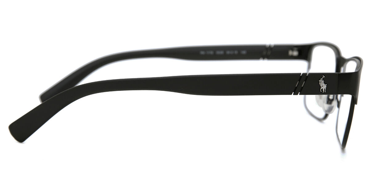 Polo Ralph Lauren PH1175 9038 Rectangle Matte Black Eyeglasses