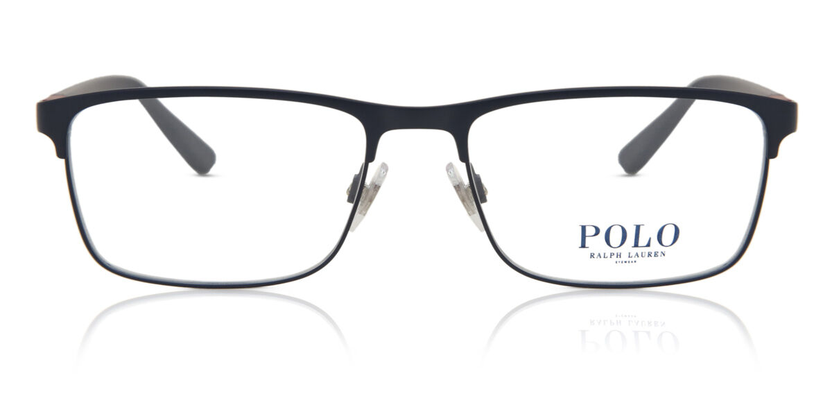 Polo Ralph Lauren PH1190 9303 Rectangle Matte Navy Blue Eyeglasses