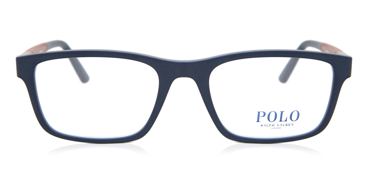 Polo Ralph Lauren PH2212 5303 Rectangle Matte Navy Blue Eyeglasses