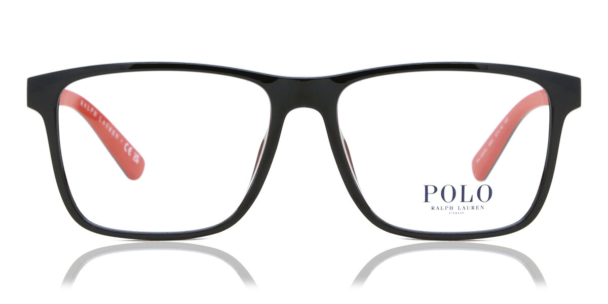 Polo Ralph Lauren PH2257U 5001 Square Shiny Black Eyeglasses