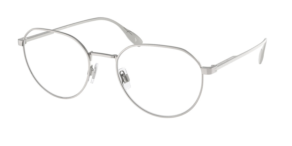 Polo Ralph Lauren PH1233 9423 Oval Brushed Silver Eyeglasses