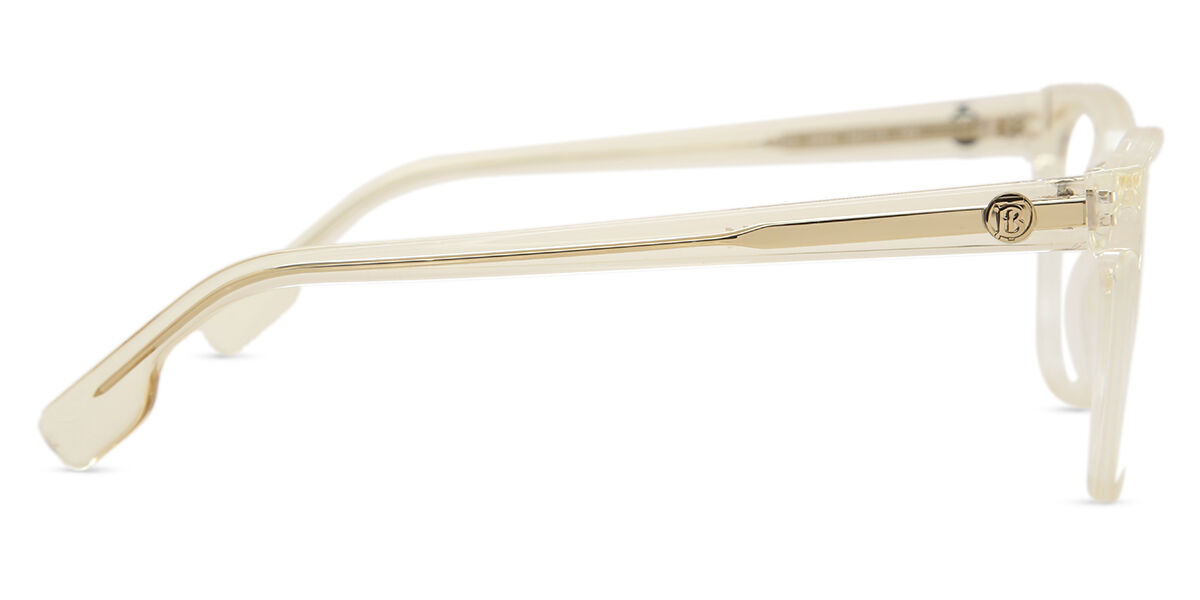 Burberry BE2345 CAROLINE 3852 Square Transparent Yellow Eyeglasses