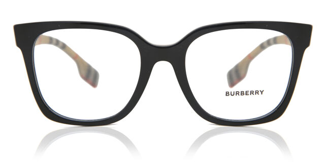 NEW Burberry Evelyn BE2347 3942  Black Square Women Eyeglasses Burberry Women AUTHENTIC Eyeglasses Black Demo Square BE2347  main image 4