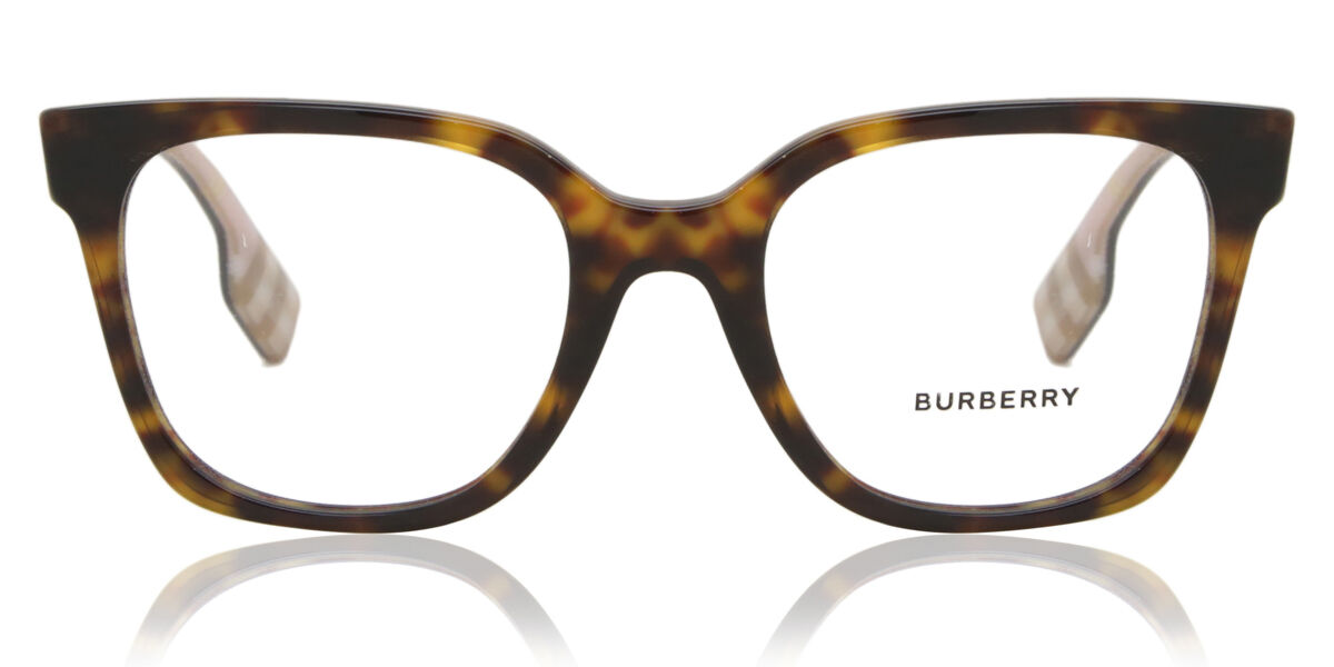 Burberry BE2347 EVELYN 4075 Square Dark Tortoise Eyeglasses