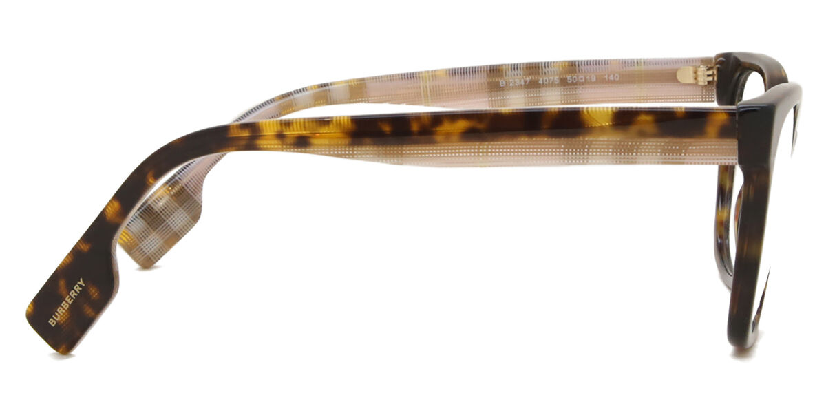 Burberry BE2347 EVELYN 4075 Square Dark Tortoise Eyeglasses
