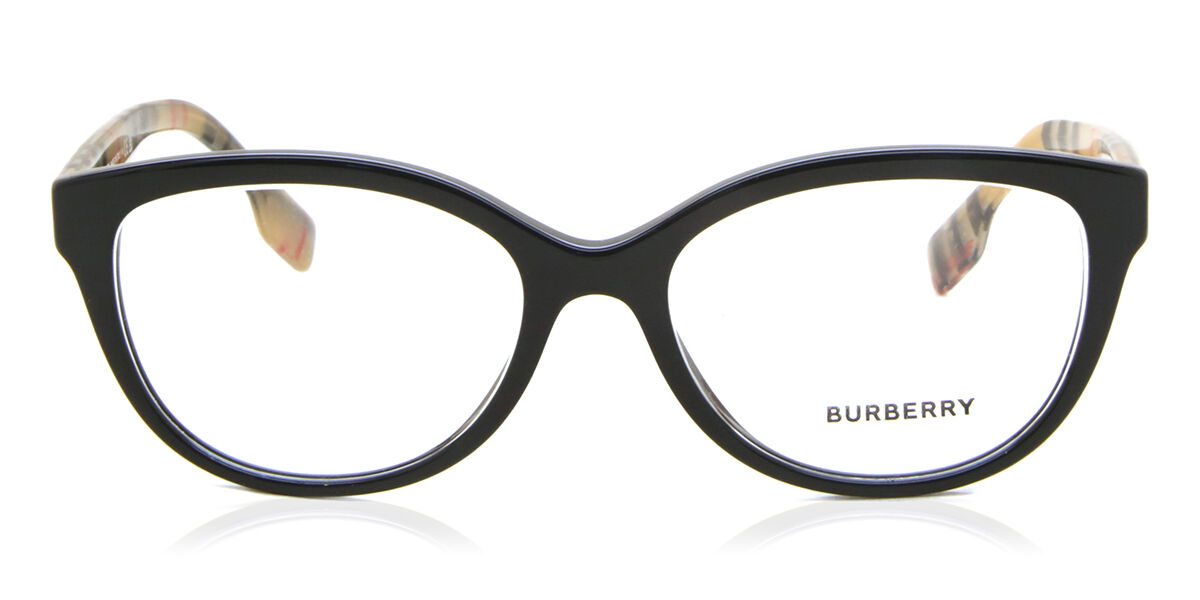 Burberry BE2357 ESME 3757 Oval Black Eyeglasses | SmartBuyGlasses US