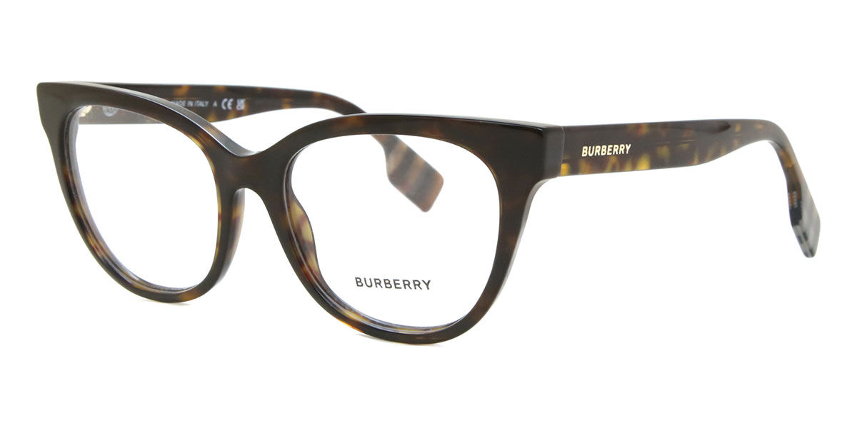Burberry BE2375 EVELYN 3002 Cat Eye Dark Tortoise Eyeglasses