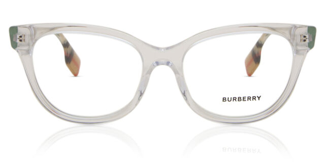 NWT Burberry 0BE2375 Transparent Cat Eye 51mm Eyeglasses Burberry 0BE2375 Optical Frame 3001 Black - eye-oo.com main image 4