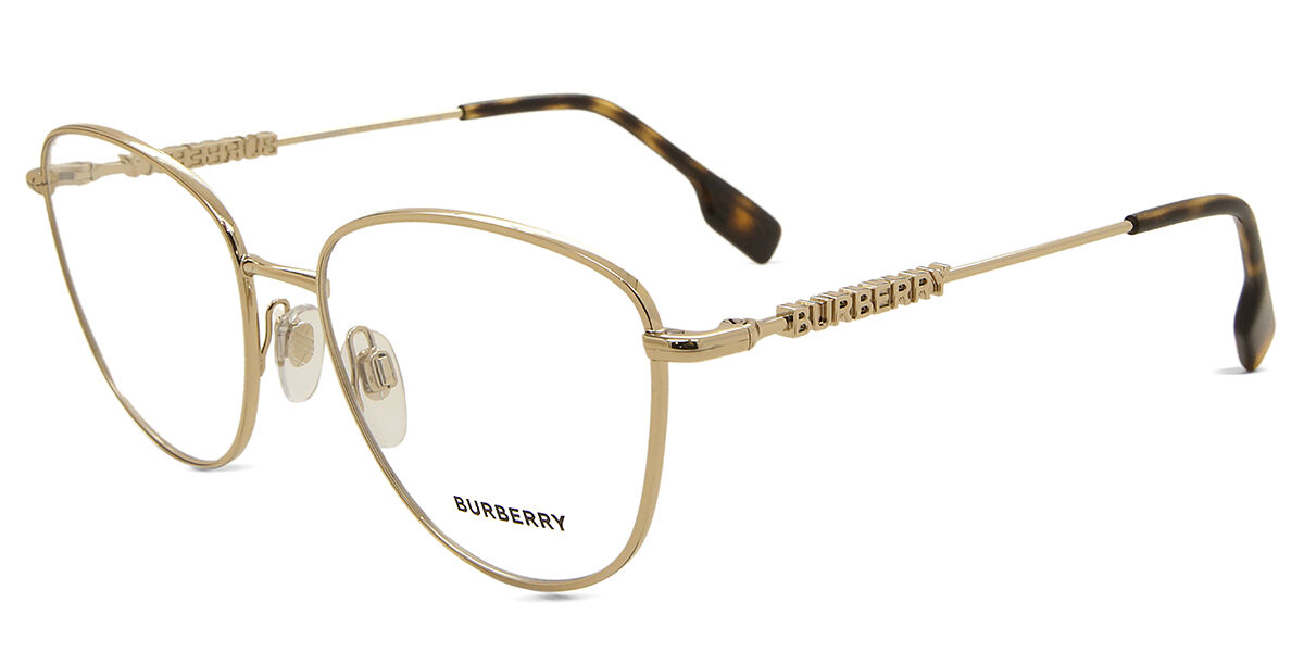 Burberry BE1376 VIRGINIA Asian Fit 1340 Cat Eye Light Gold