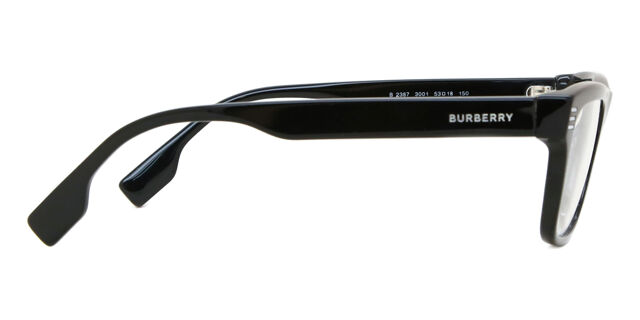Burberry BE2387 3001 Square Black Eyeglasses  display picture 2