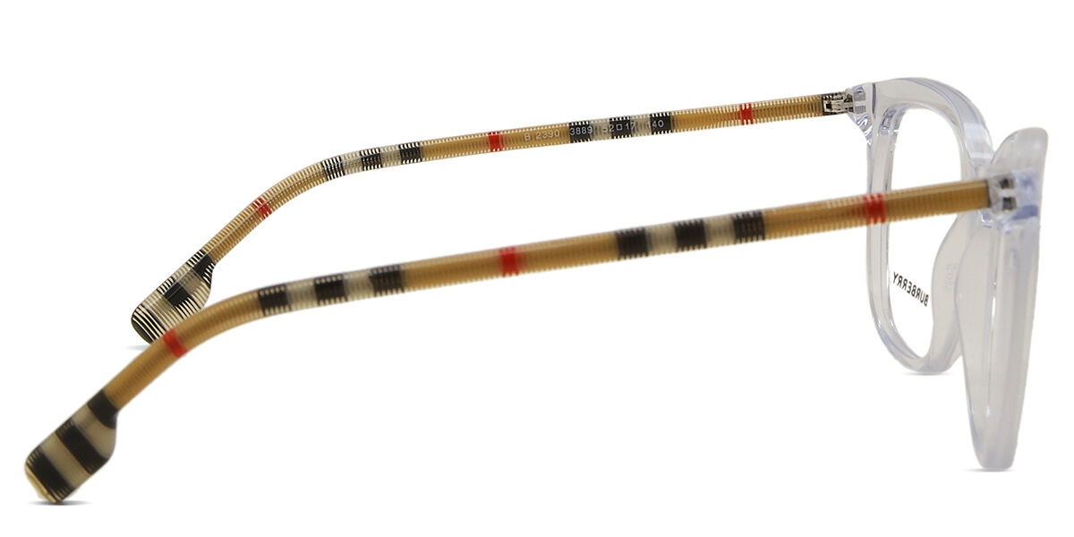 Burberry BE2390 3889 Square Clear Eyeglasses | SmartBuyGlasses US