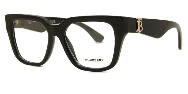 Burberry BE2403 3001 Square Black Eyeglasses | SmartBuyGlasses US