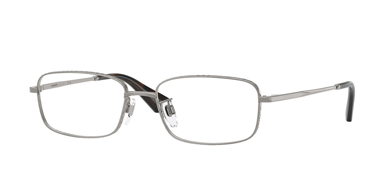 Burberry BE1292TD Asian Fit 1008 Rectangle Silver Eyeglasses